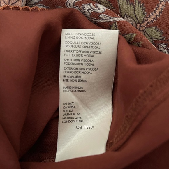 New ANTHROPOLOGIE Multicolored Skirt, Sz XS - Picture 6 of 10